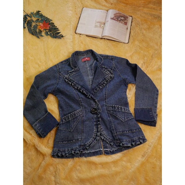 Jaket Jeans Cewe Model Axes Femme Model Jadul