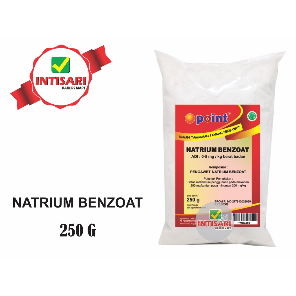 

NATRIUM BENZOAT 250 G