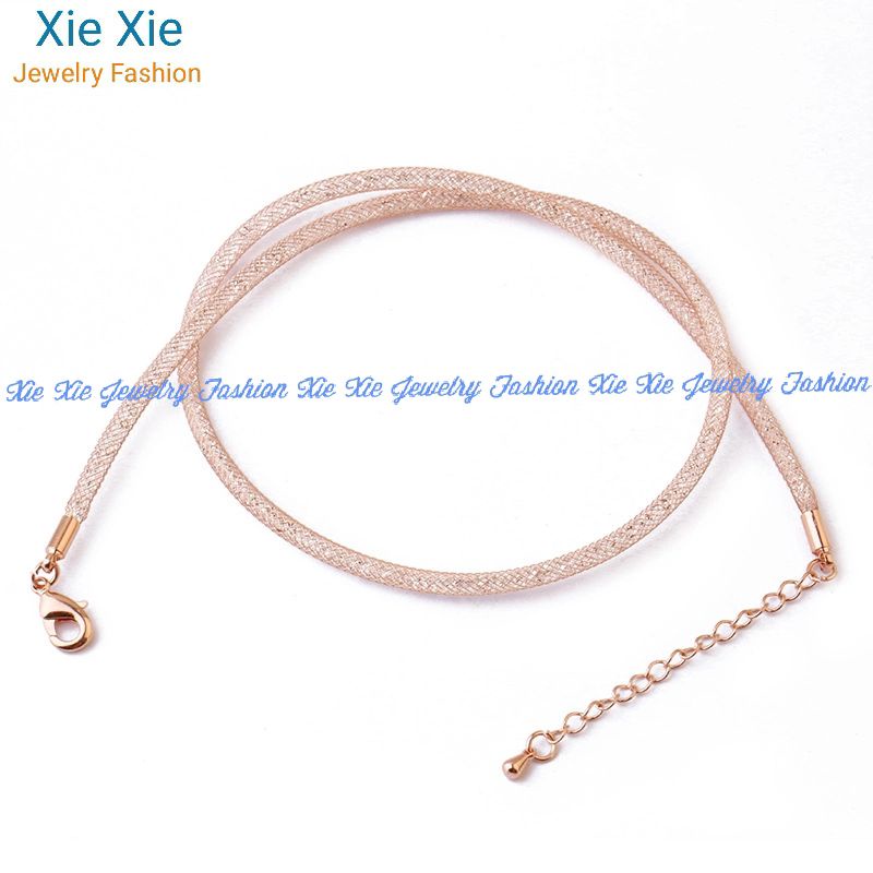 Kalung Gliter Rantai Tali Kawat