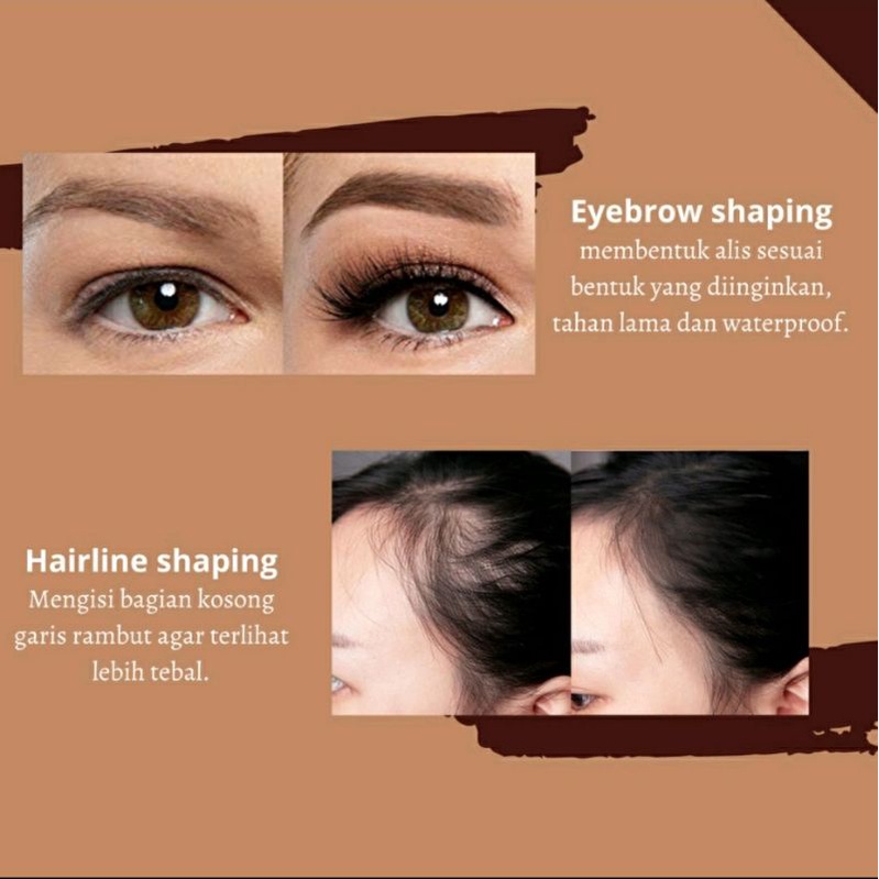 EYEBROW POWDER | CETAKAN ALIS INSTAN | STAMP ALIS | STEMPEL ALIS Ibcccndc