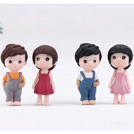 Miniature Lover Figures - Lovers Couple Figurines #28 (2pcs)