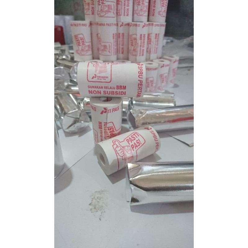 

kertas thermal edc 57x30 /58x30 logo pasti pas