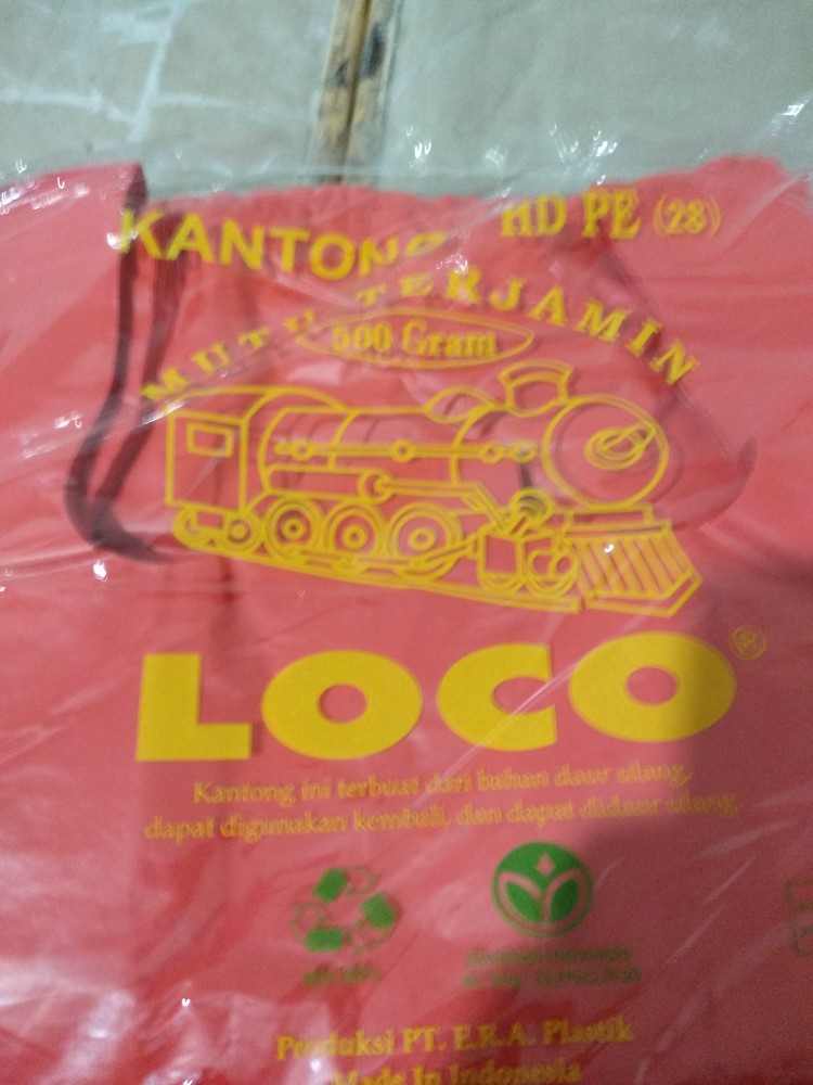 Kantong Plastik Kresek Tebal Hdpe Kuat Putih Merah Hitam Ukr 17 24 28 35 40 Loco