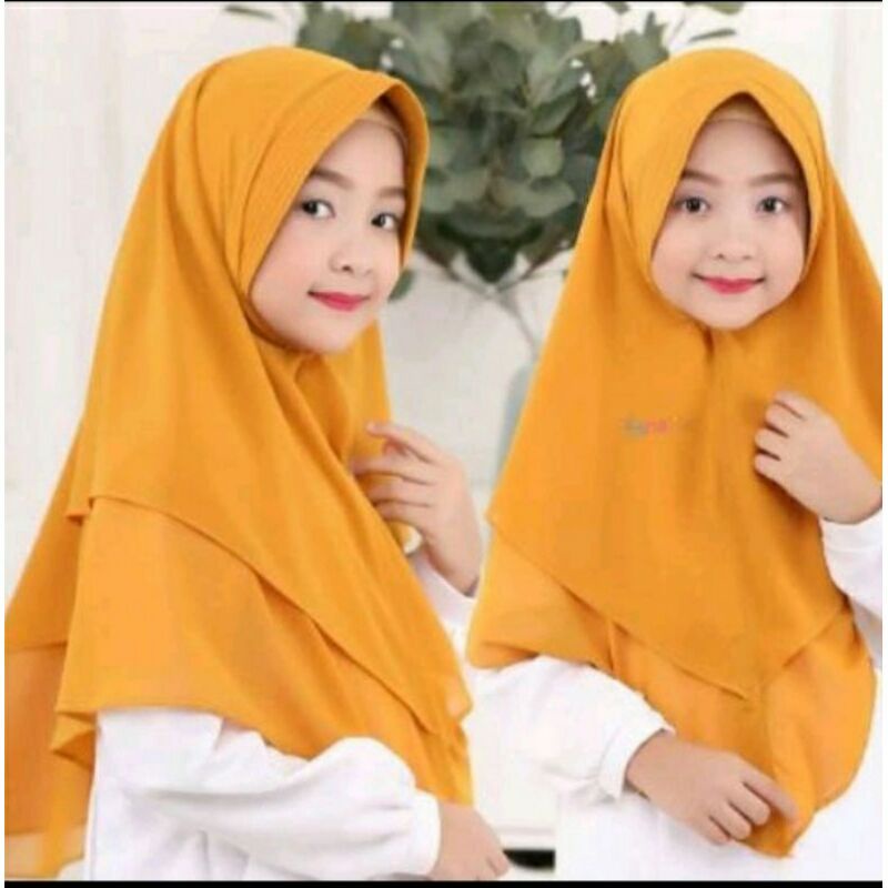 KERUDUNG ANAK CERUTI HIJAB KHIMAR ANAK TANGGUNG JILBAB ANAK TANGGUNG KHIMAR ANAK SYARI