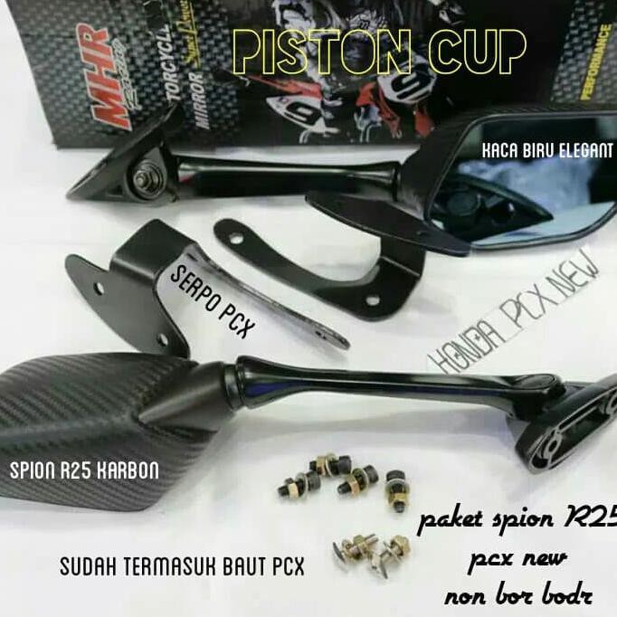 PAKET SUPER Serpo PCX / Breket Serpo Pcx Spion R 25 Pcx Non Bor Body