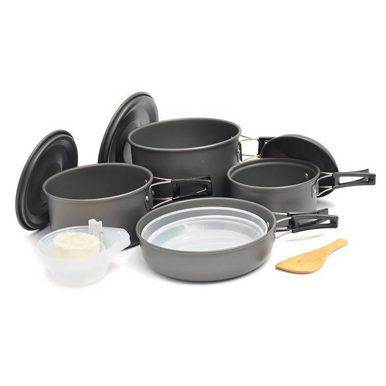 [COD] Cooking set DS 500 - alat masak set praktis - panci camping set - cooking set camping - cooking set outdoor - alat masak set camping