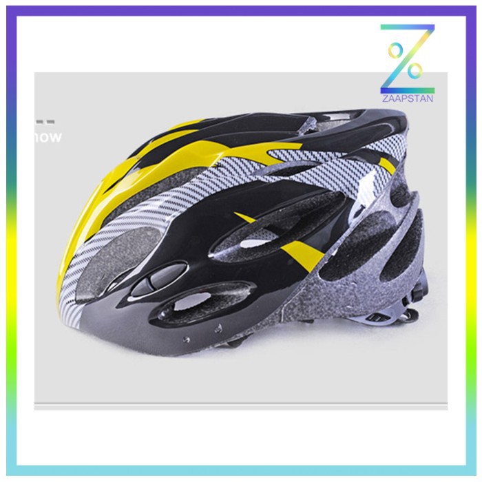 TaffSPORT Helm Sepeda EPS Foam PVC Shell - x10 - Yellow