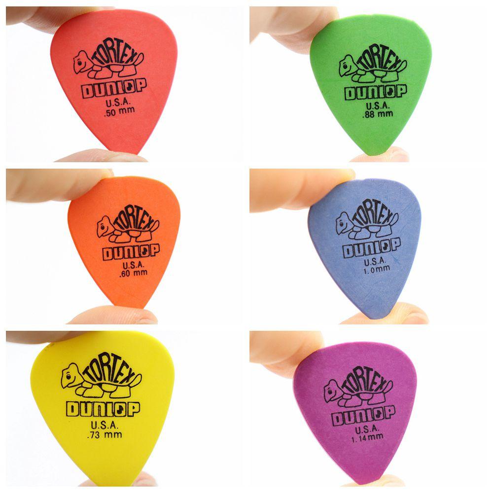 Nickolas1 Dunlop Guitar Picks Gitar Elektrik 10 Pcs Segitiga Mediator Picks Aksesoris Bass Aksesoris Gitar Plectrum