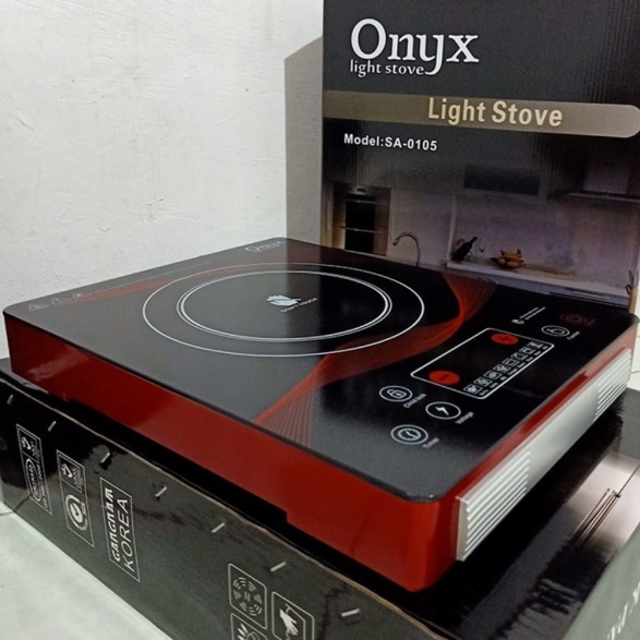 terlaris kompor listrik onyx light stove 200 w water resistant model sa 0105 bellekitchen baya