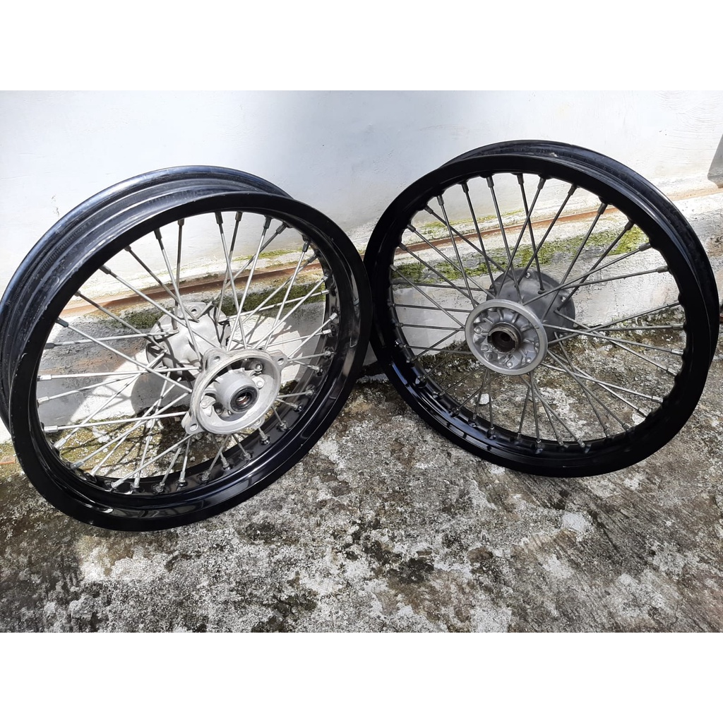 WHEELSET VELG SET BAN SET KLX SUMO ORIGINAL COPOTAN DTRACKER TANPA BAN 215 300