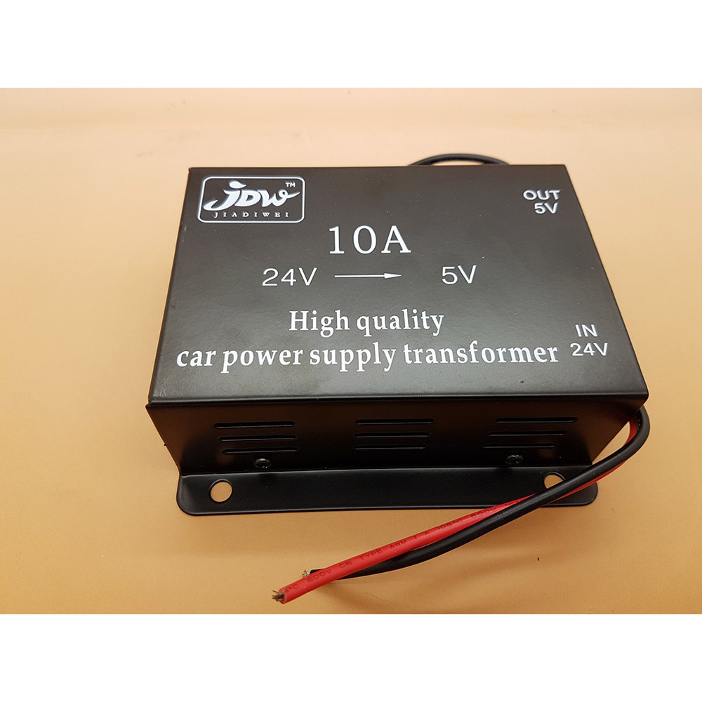 DC 24V to 5V 10A Car Power Supply Converter ( Penurun tegang