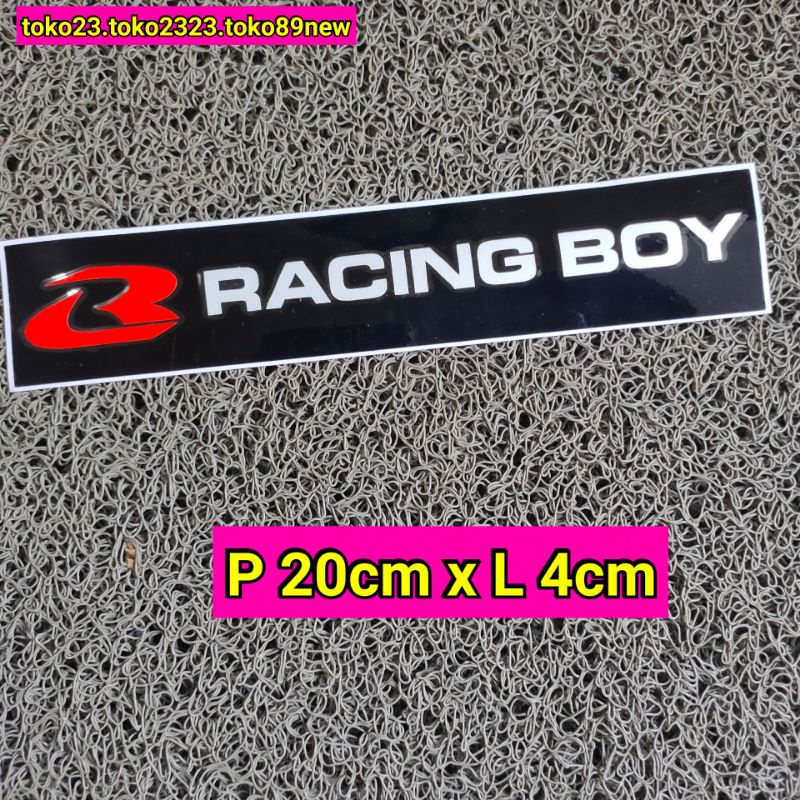 stiker motor racing boy rcb stiker keren