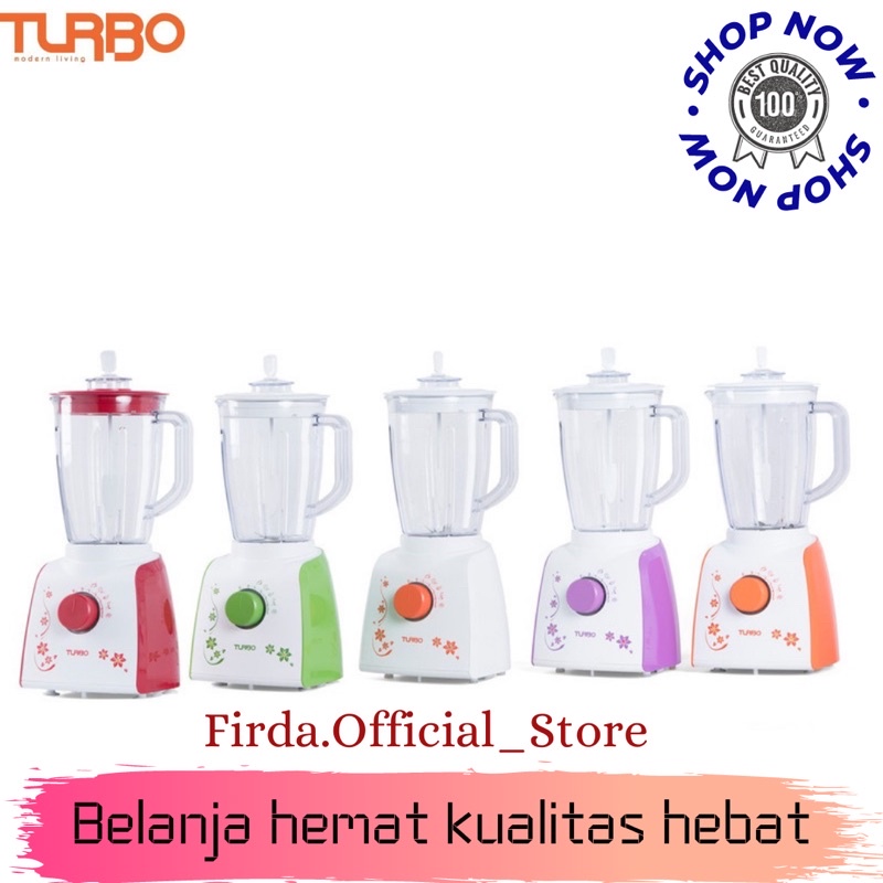 TURBO Blender Plastik 2 LITER EHM8099/ EHM 8099 GARANSI RESMI