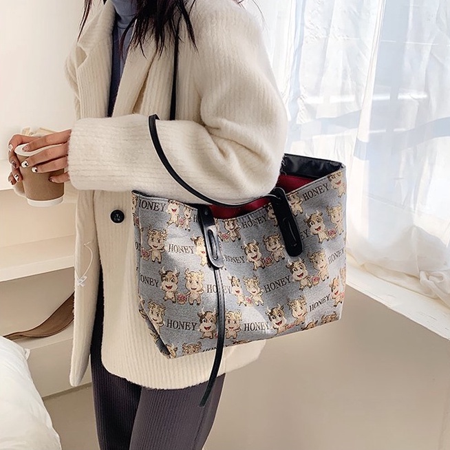 (2Pc Bisa 1Kg)GTBI998877676 New arrival  !!! Tas Tote Bag  Wanita Import   Terbaru