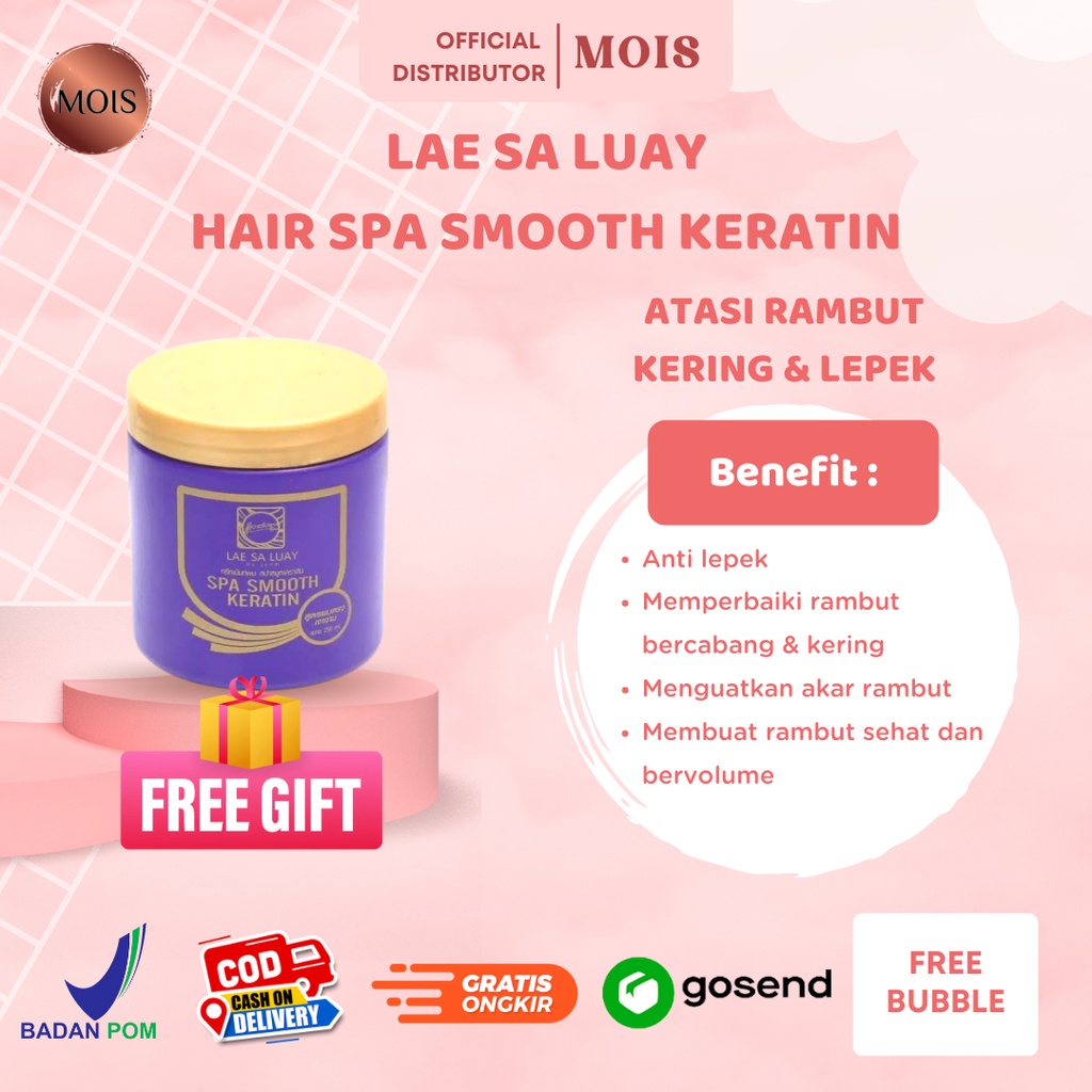 Jual LAE SA LUAY HAIR SPA SMOOTH KERATIN (MASKER RAMBUT/HAIR MASK