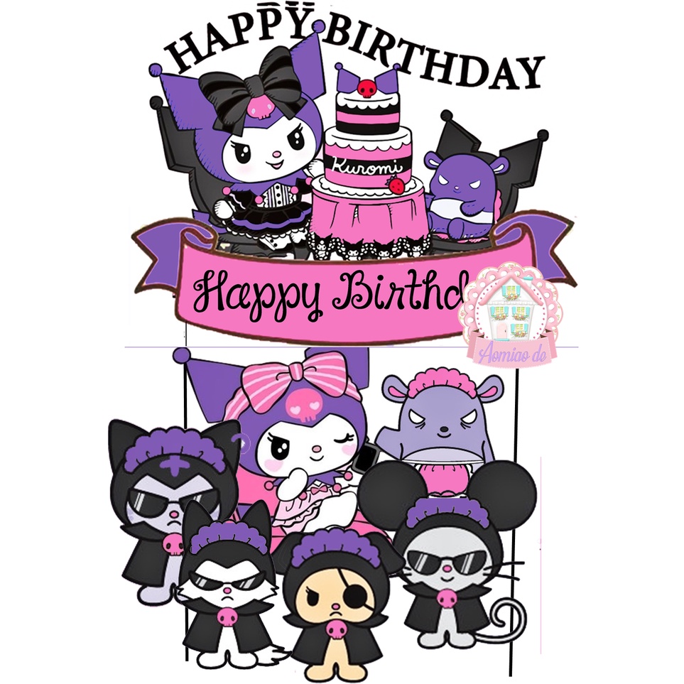 KUROMI CAKE TOPPER