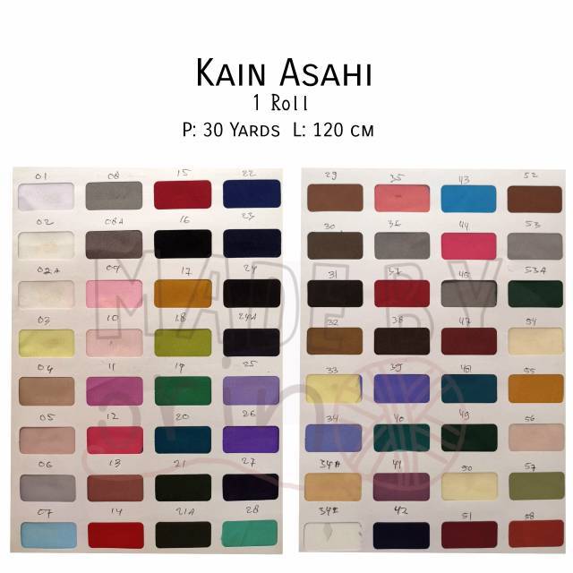 KAIN ASAHI FURING GULUNGAN 1 ROLL KAIN ASAHI PER ROLL LASATEX SILATEX