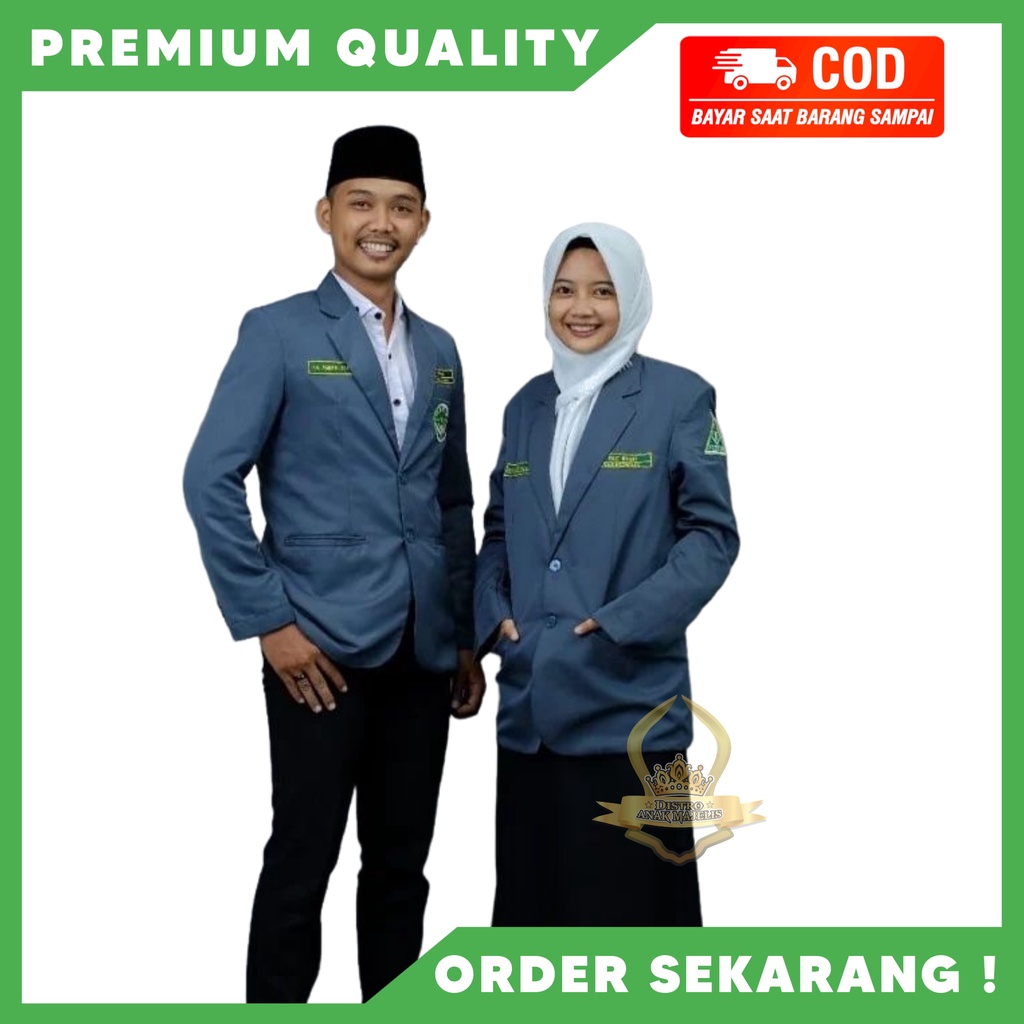 Jas IPNU Murah - Jas IPNU Original 100% - Jas IPNU Bordir Nama Bordir Logo - Jas IPNU Bordir Nama Bo