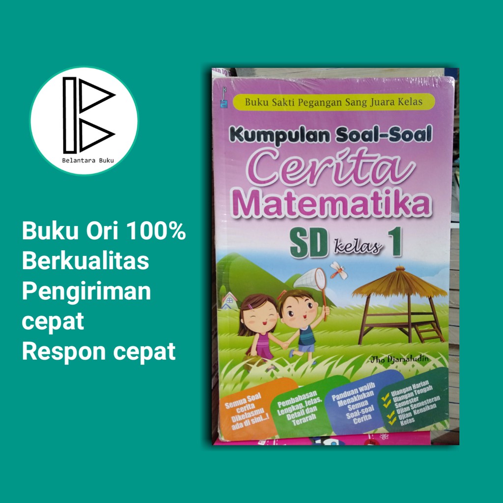 buku kumpulan soal-soal matematika sd kelas 1 - 6 (sepaket isi 6 buku 80.000)