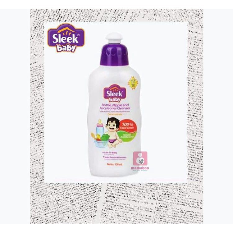 Sleek Baby - Bottle &amp; Nipple Cleanser Botol 150 ml