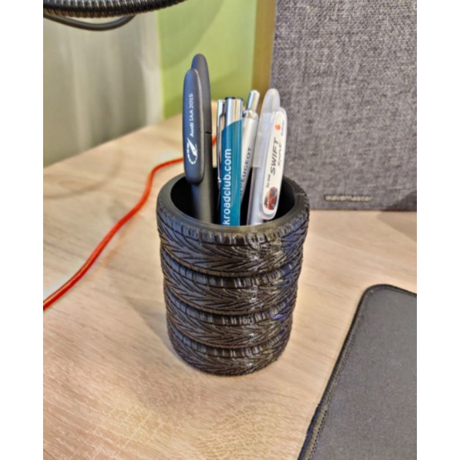 

Stationery Organizer Pen Pencil Alat Tulis Holder Berbentuk Ban - H3D