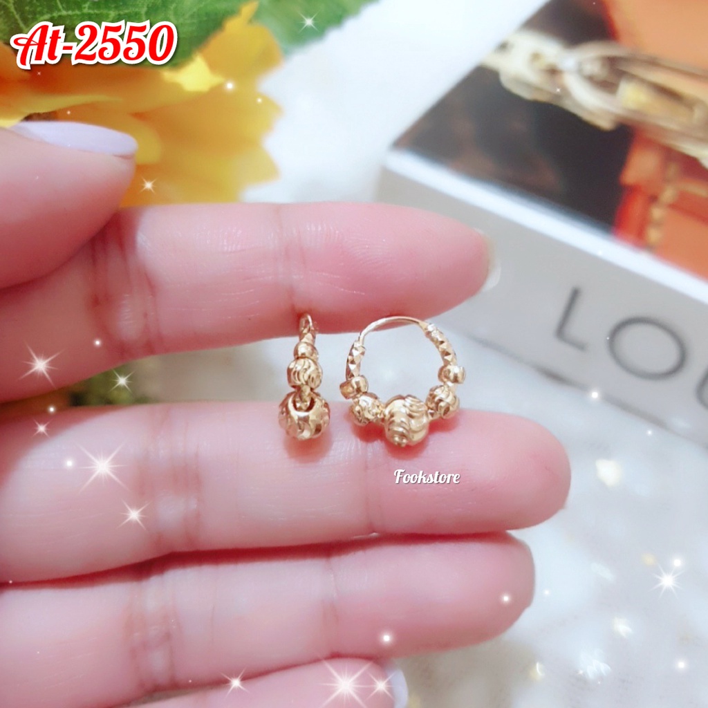 Anting Desi DAN ANTING HOOP Xuping Gold