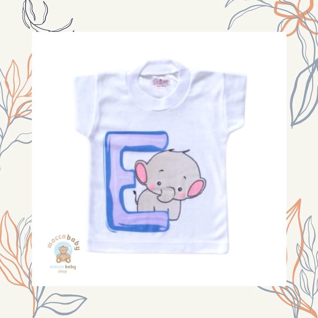 MBSS - ONECK KAOS Harian Karakter Anak Kids SIZE 0-4 Tahun / Kaos Anak Motif Kartun Unisex / ONECK2