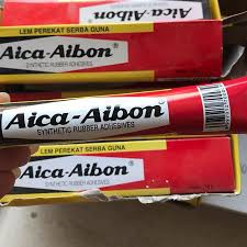 Lem Kuning Aica Aibon Tube 40 Gram Serbaguna untuk Besi Kayu Karpet Plastik Pakaian Kain Sepatu dll