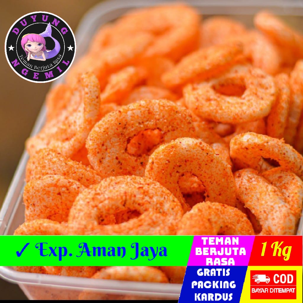 

[1Kg] Ring Smax Xtra Pedas / Ring smax | Duyung Ngemil - MAKANAN RINGAN CEMILAN MURAH JAJANAN XTRA PEDAS