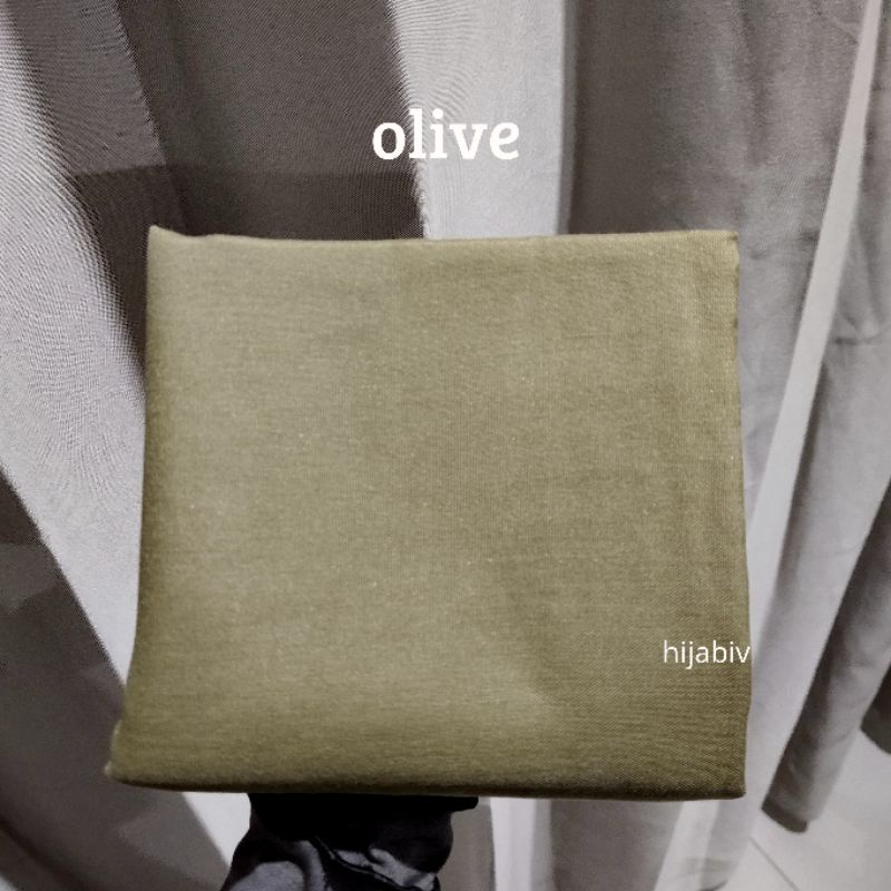 SEGI EMPAT PARIS PREMIUM FINISHING JAHIT TEPI ANTI LETOY (FREE POUCH)-PREMIUM OLIVE