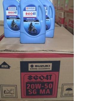 ❅ OLI PELUMAS MESIN SGO 4TAK 20W-50 SG MA 1 LITER SUZUKI ✺