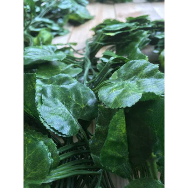 promo Promo daun rambat anggur kecil panjang 2meter daun rambat plastik daun rambat palsu