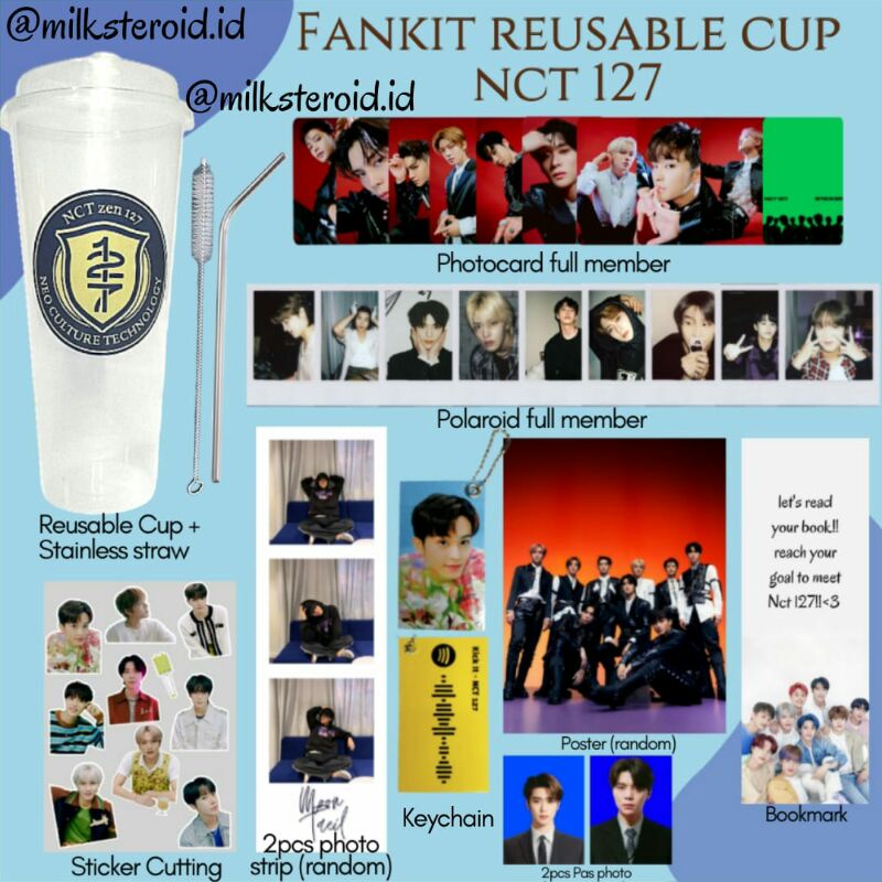 1 NCT 127 FANKIT REUSABLE CUP 700ml