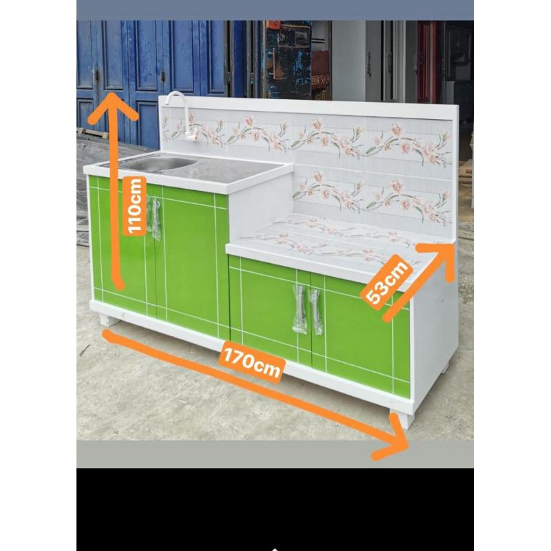 rak kompor/ kitchen set/ rak piring/ wastafel