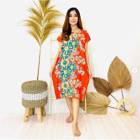 Daster Midi Murah / Daster Midi Cantik / Daster Midi Motif