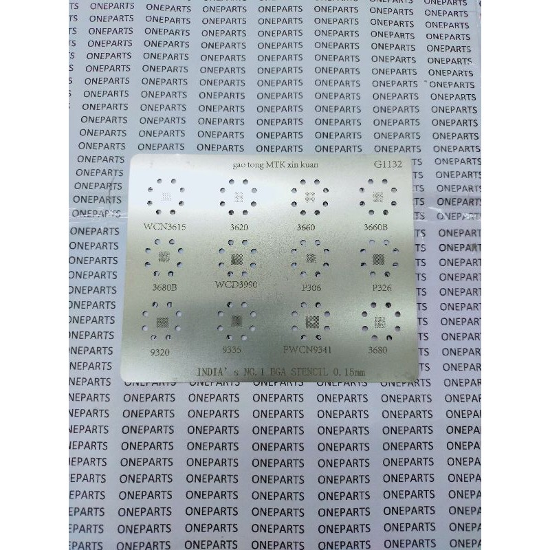 TOOLS CETAKAN IC BGA STENCILS XIN QUAN / G1132
