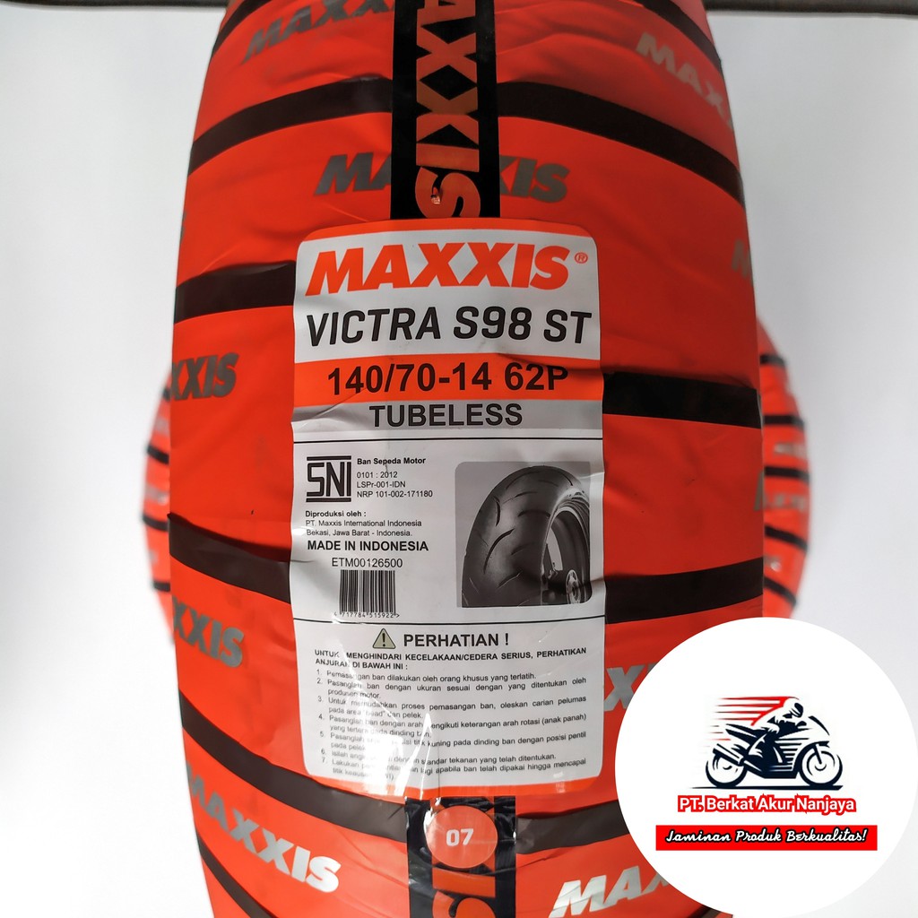 Maxxis Victra 140/70-14 ban Aerox tubeless BONUS Pentil