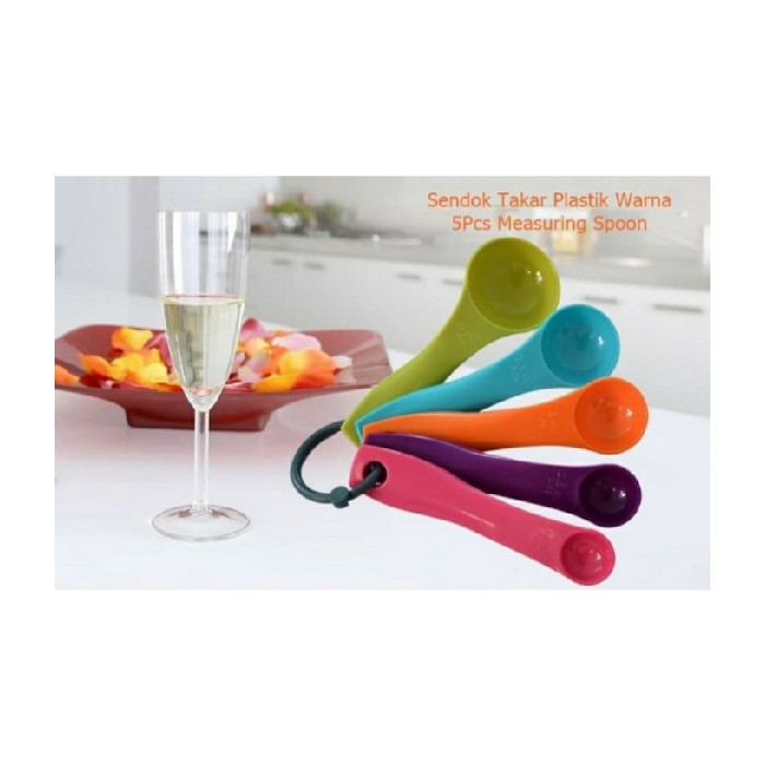 

bumbu 5pcs 1set plastik takar kue isi Sendok AD128 Murah Unik