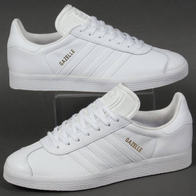 adidas gazelle full white