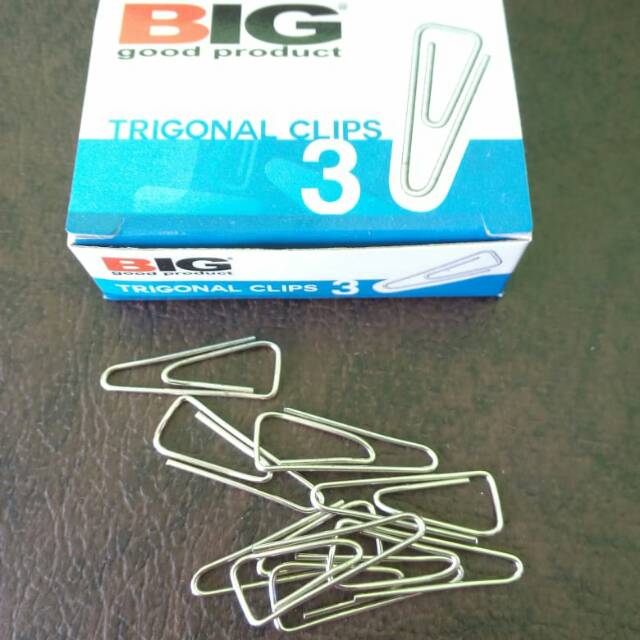 Paper clip / Klip kertas kecil trigonal segitiga BIG