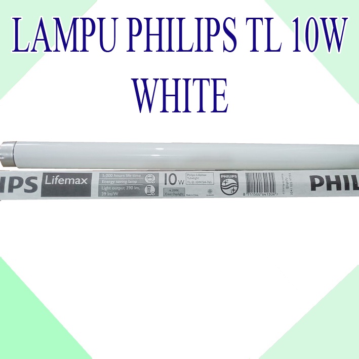 LAMPU TL T8 NON LED PHILIPS 10W NEON
