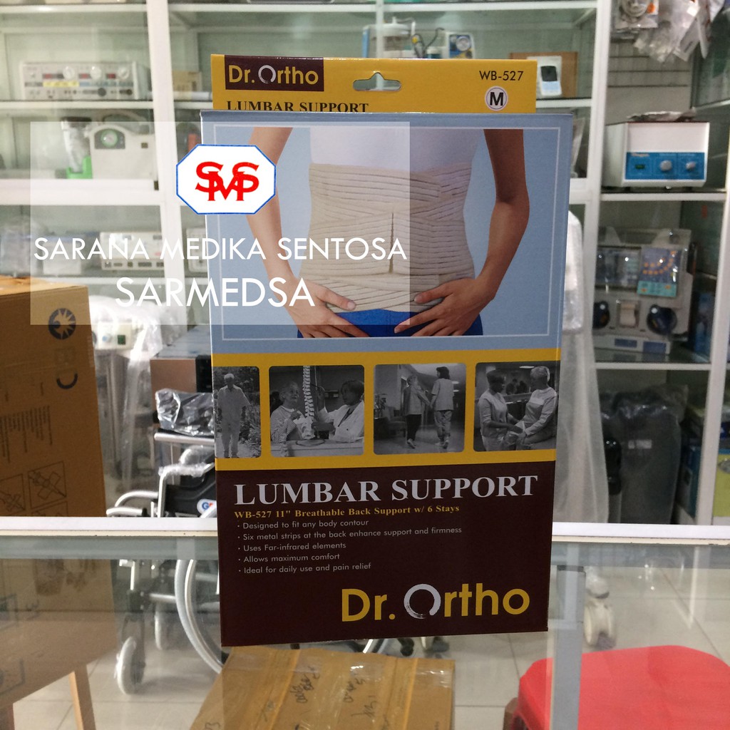 (Original) KORSET KESEHATAN LUMBAR SUPPORT DR.ORTHO Exp Lama Termurah