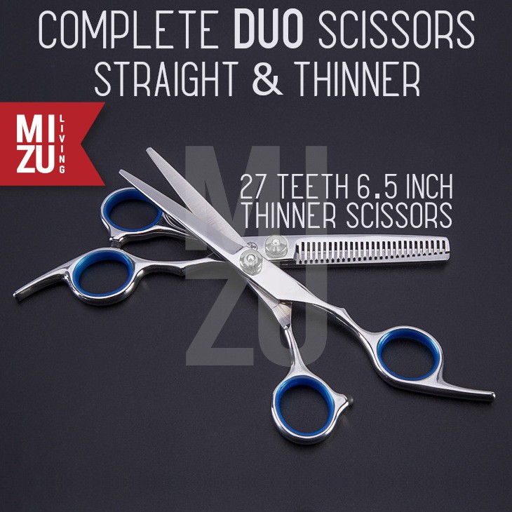 MIZU KAMIHASA Professional Haircut Scissors Gunting Potong Rambut 440C Stainless Steel