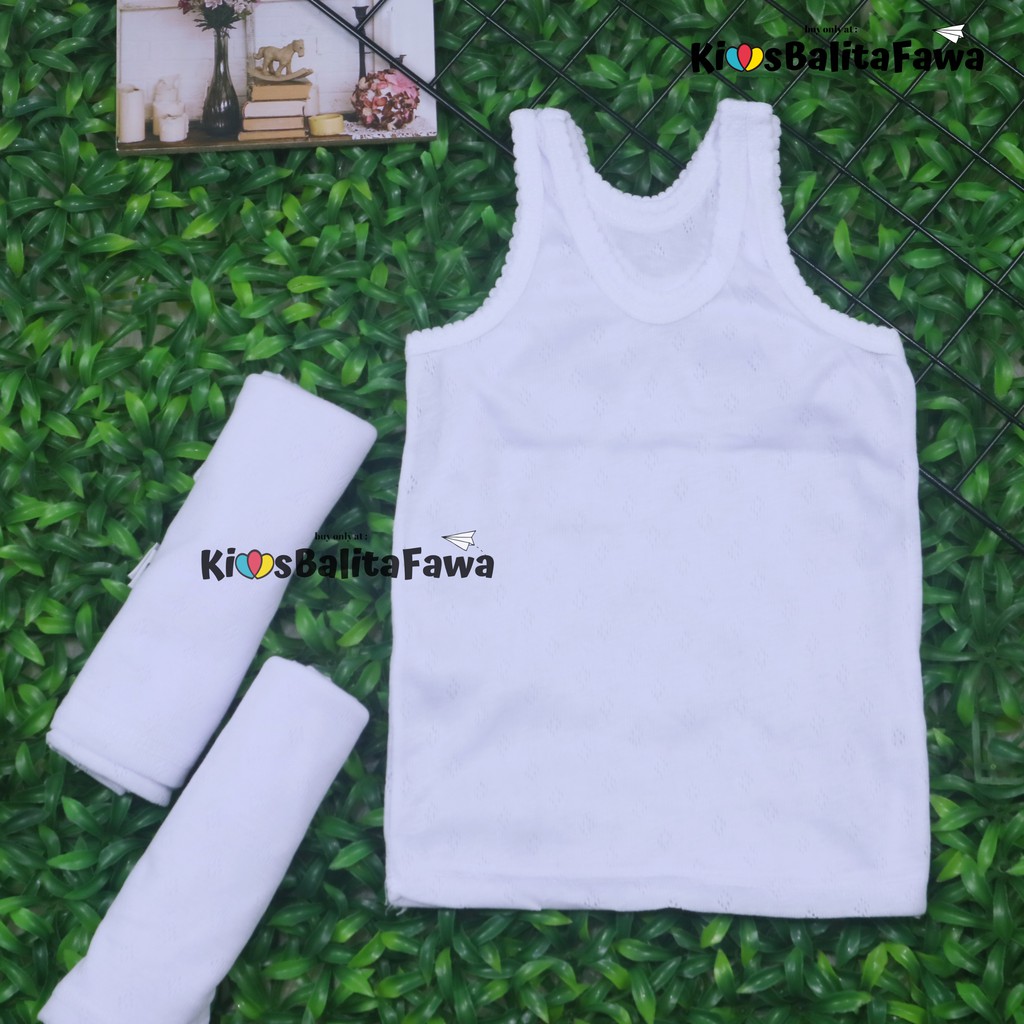 (SNI) Singlet Anak uk 3 sd 5 Tahun ISI 6 - 12 pc / Singlet Merk Zed Kids Kaos Dalam Cewek Baju Anak