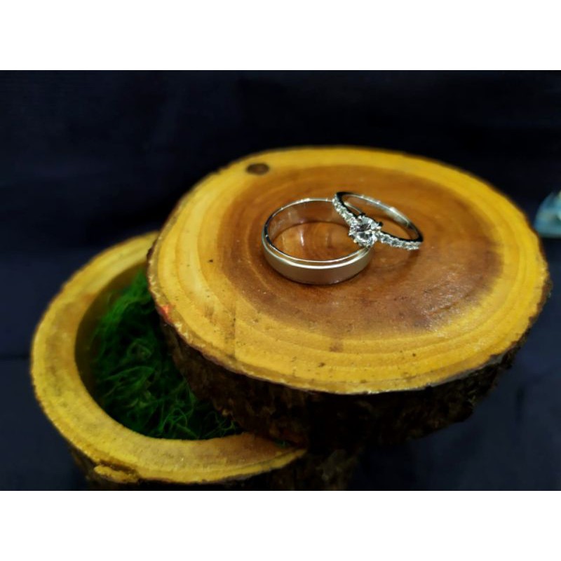 Cincin Kawin Perak+Emas Putih
