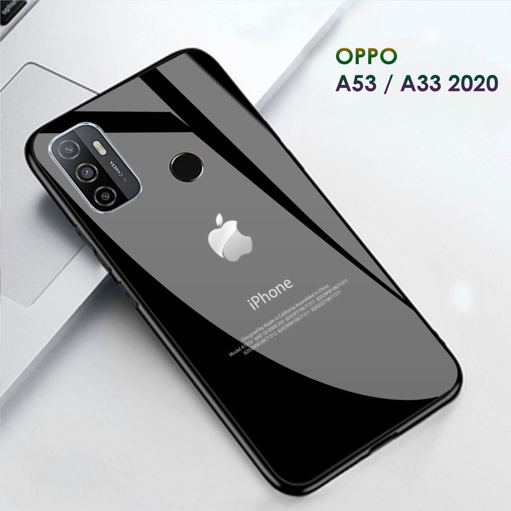 Softcase Glass Kaca OPPO A53 A33 2020 (Case Hp) OPPO A53 A33 2020 (CASING HP) OPPO A53 A33 2020 (s01 )