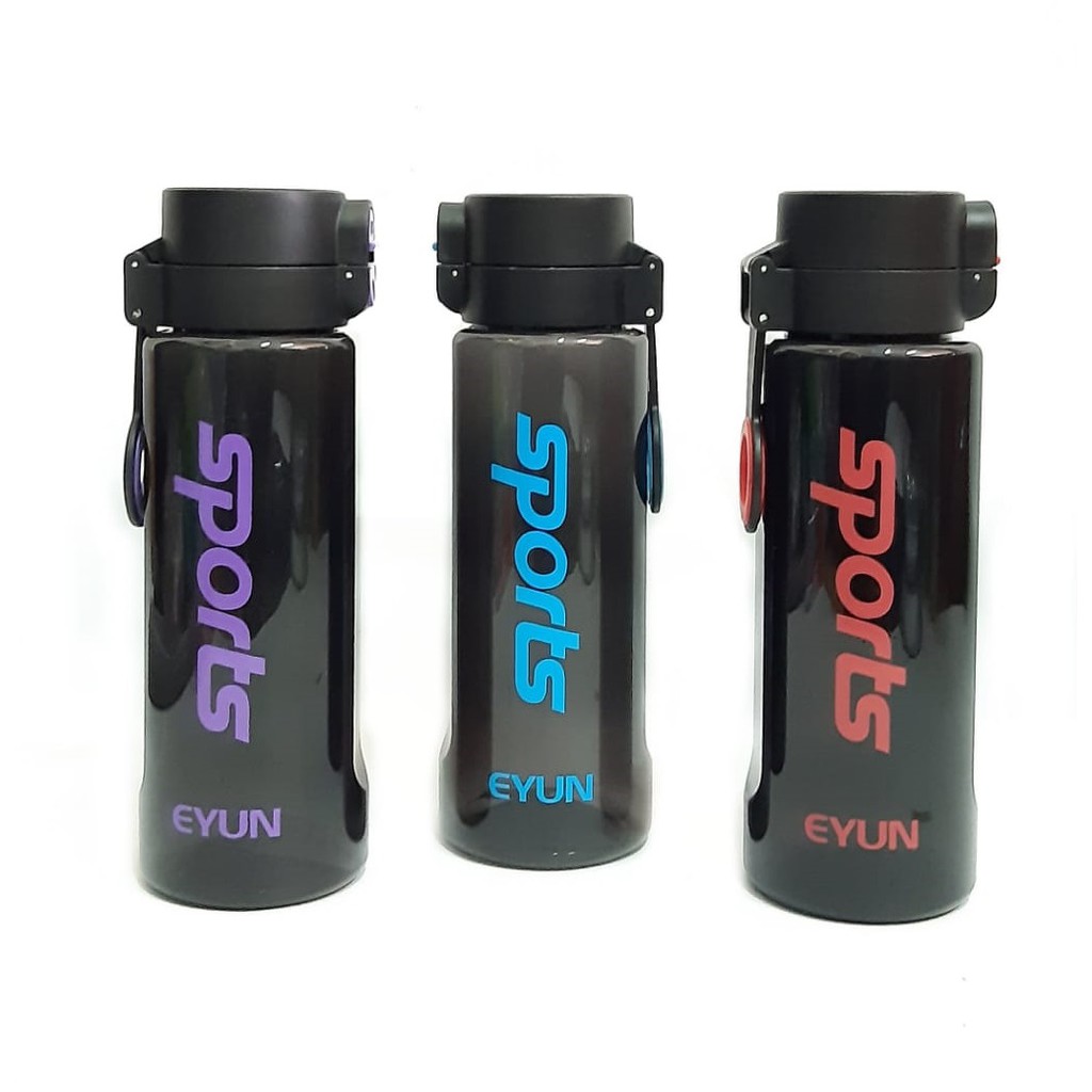 BOTOL MINUM SPORT OLAHRAGA SPORTY 780 ML HITAM IMPORT DRINK BOTTLE BAGUS BPA FREE YY-302