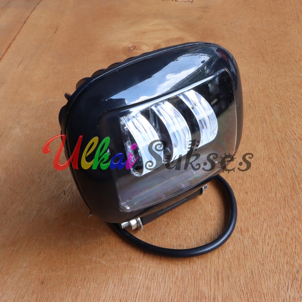 Lampu Tembak Motor Dan Mobil l Lampu Super Terang Cahaya Fokus C02 Led Projector Lensa Daymaker 12V 18V Waterproof Universal Murah