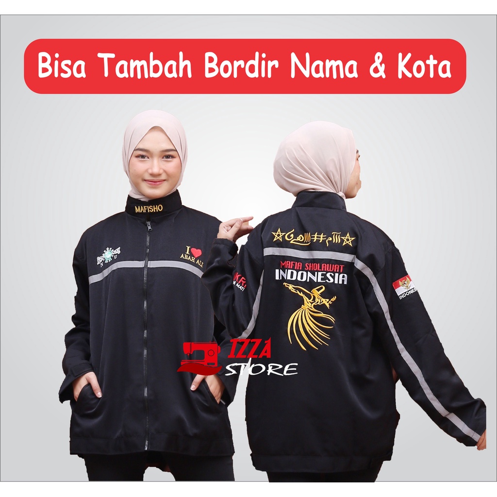 JAKET MAJLIS + BORDIR NAMA | jaket majelis terbaru mafisho terbaru / JAKET MAFIA SHOLAWAT TERBARU