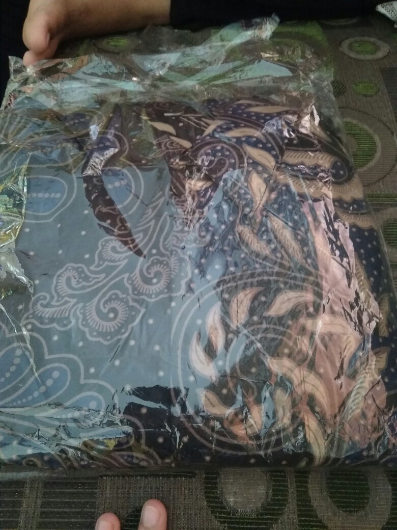 Bswart Batik Hrb026 Kenongo Hem Pendek Padi Pekalongan M L Xl Batik Pria Murah Modern Grosir